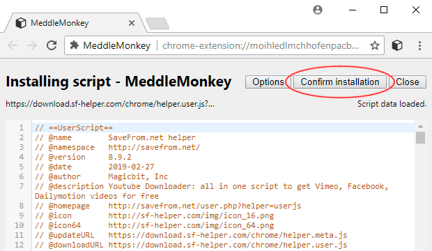 MeddleMonkey extension