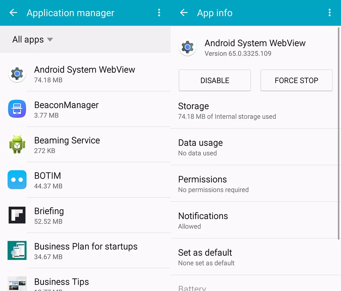 android system webview benefits