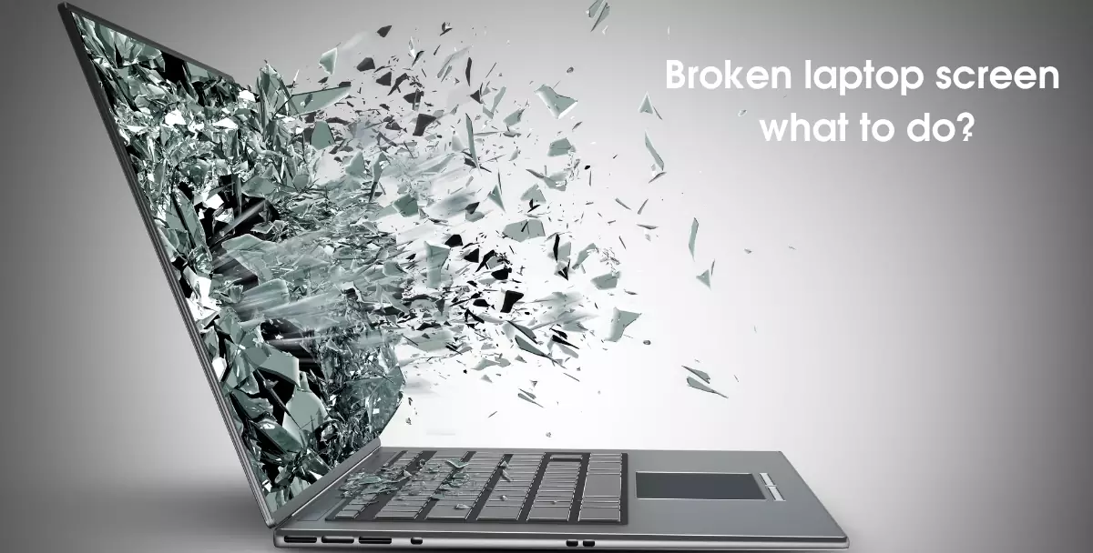 Broken laptop screen – what to do?